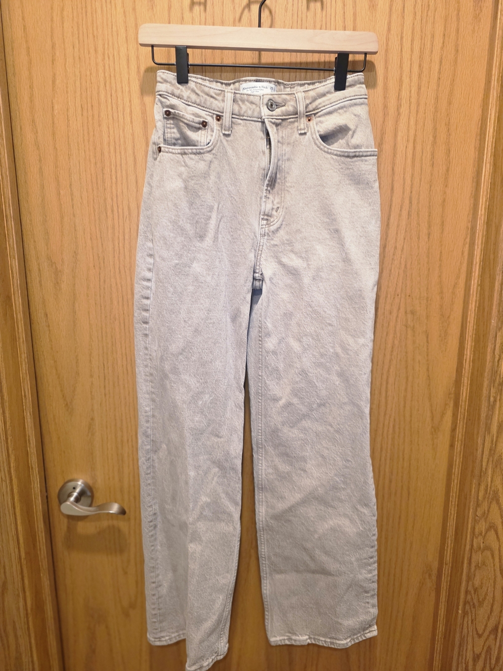 Abercrombie & Fitch Tan Straight Leg Jeans
